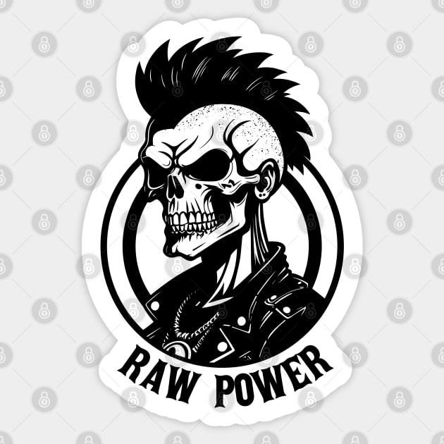 RAW POWER Sticker by artslaves